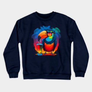 Hector toucan, miami style Crewneck Sweatshirt